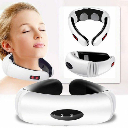 Appareil de massage électrique pour la nuque et le dos, utilisant la technologie infrarouge lointaine pour soulager la douleur et soulager les douleurs.