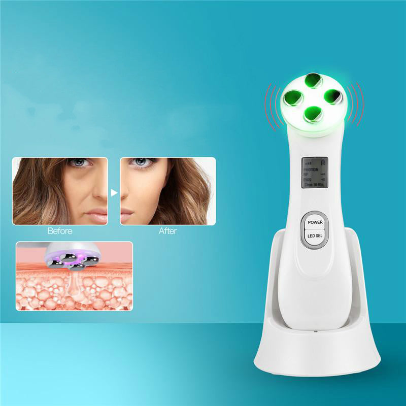 Appareil de beauté RF pour le rajeunissement de la peau par photons LED