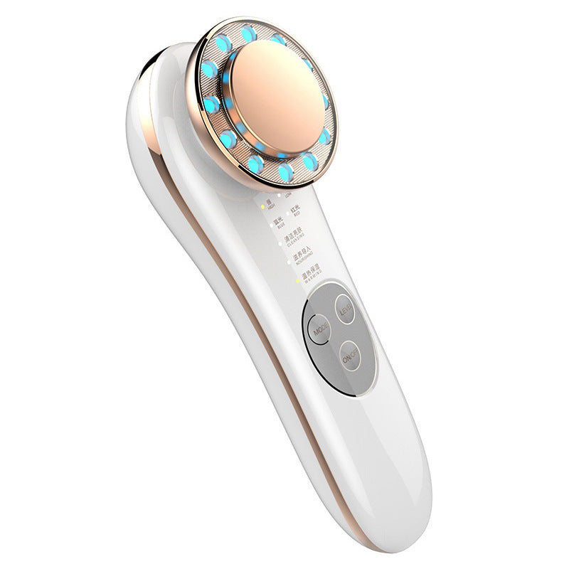 Appareil de massage facial 7 en 1 pour le lifting du visage, appareil galvanique, appareil de raffermissement du visage et appareil facial haute fréquence