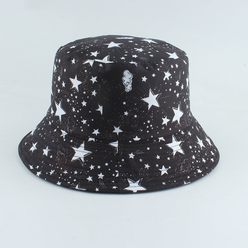 Chapeau Bob Imprimé Réversible – Colorful Triangle