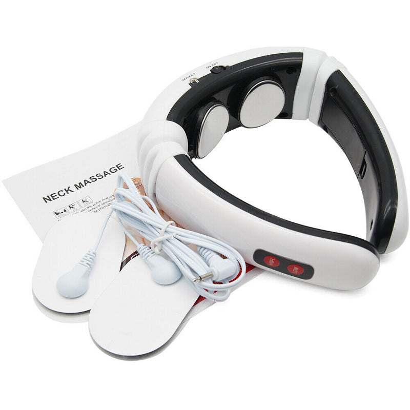 Appareil de massage électrique pour la nuque et le dos, utilisant la technologie infrarouge lointaine pour soulager la douleur et soulager les douleurs.