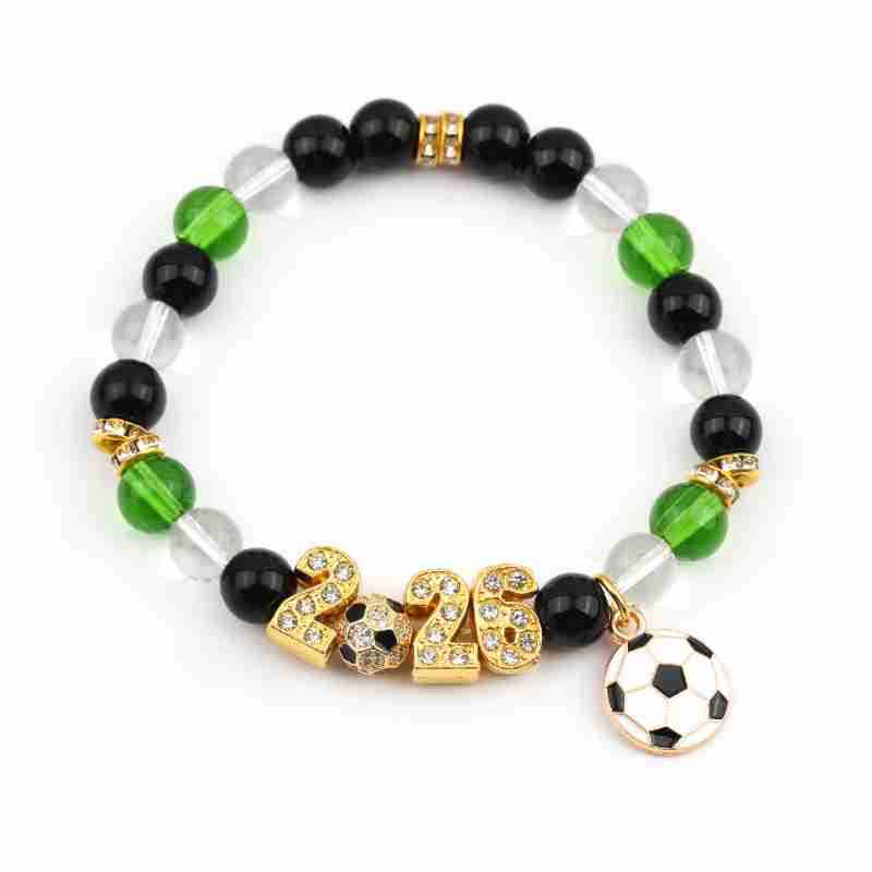 Bracelet Football Réglable à Chaîne – Accessoire Sport Tendance