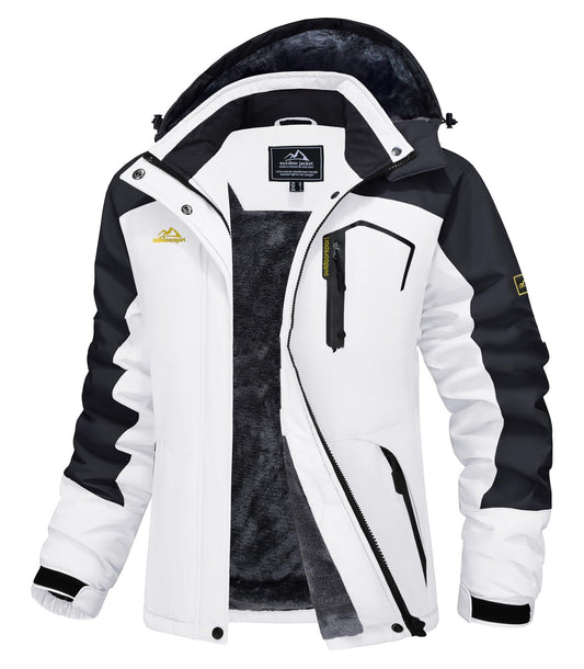 Veste de ski femme – Hiver, casual, chaude et coupe-vent