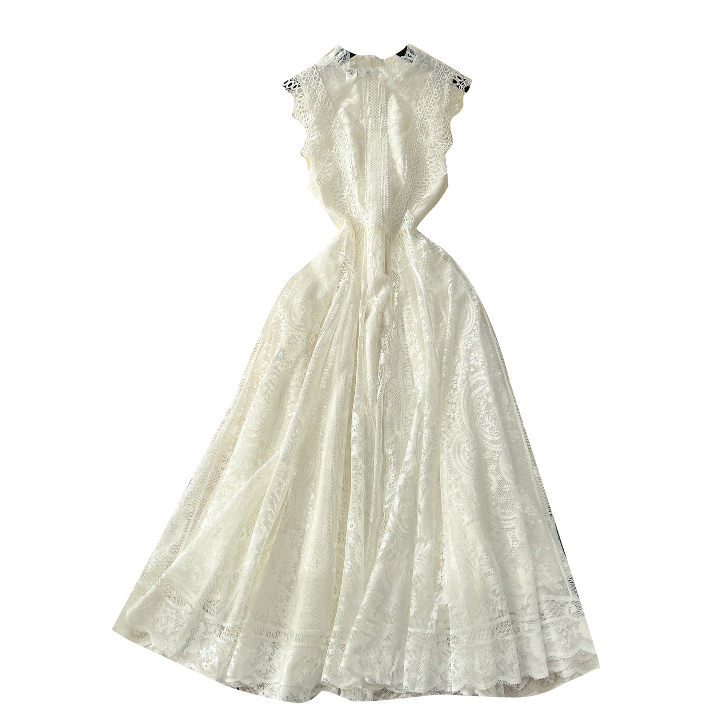 Robe Sans Manches Style Français Vintage – Élégance Féminine