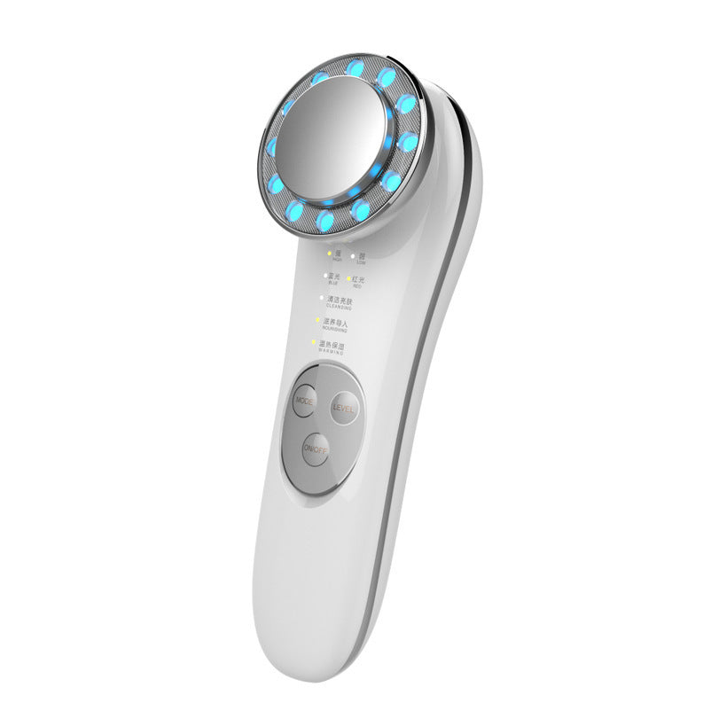 Appareil de massage facial 7 en 1 pour le lifting du visage, appareil galvanique, appareil de raffermissement du visage et appareil facial haute fréquence