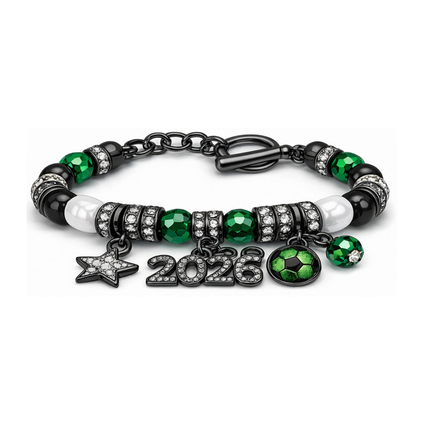 Bracelet Football Réglable à Chaîne – Accessoire Sport Tendance